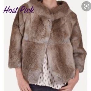 ba&sh Brown Fur Jacket